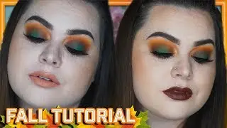 Fall Makeup Tutorial 2019 Green Rusty Eyeshadow Look Using James Charles Palette