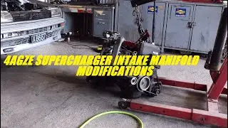 4AGZE Supercharger Intake Manifold Modification & Changing PART 2