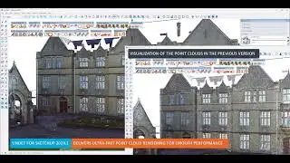 Undet for SketchUp 2024.1 | Delivers ultra-fast point cloud rendering for smooth performance.