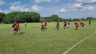 June 27 2025 Lumberjocks in Pride Bowl Chicago flag football; Bona-Kev TD2  #flagfootball #football 