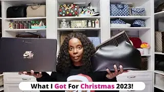 What I Got For Christmas 2023 | Fendi First, Bedazzled Nike, Personalized Stanley Cup and MORE!!