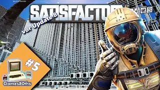 SATISFACTORY #5 - Megalager mit 92 Lagern ist fertig & Zug Lieferung & Details