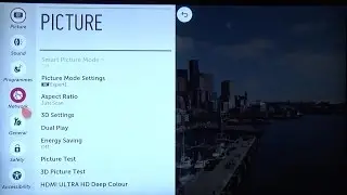 LG 55UF950V 4K TV Picture Settings