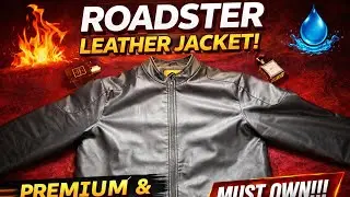 Roadster Faux Leather Jacket🔥😎 under 1500🤑l Mock collar faux leather tailored jacket