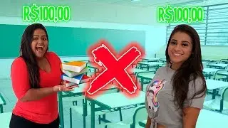 DESAFIO DOS 100 REAIS MATERIAL ESCOLAR !!!
