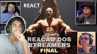 REAÇÃO DOS STREAMERS AO FINAL DA DLC DE GOD OF WAR RAGNAROK VALHALLA