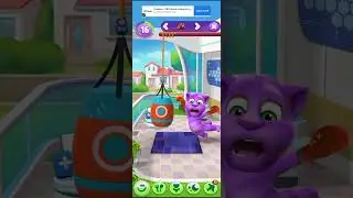 Talking Tom in purple. #shorts #talking tom