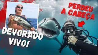 HOMEM É ATACADO E TEM SUA CABEÇA ARRANCADA POR UM MONSTRUOSO TUBARÃO BRANCO!