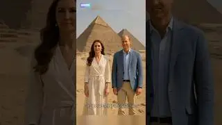 👑✨ Catherine & William in Egypt #royal #PrincessCatherine #PrinceWilliam