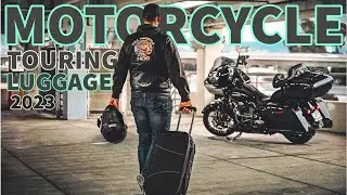 Motorcycle Travel Setup 2023 😎 A travel bag with wheels.