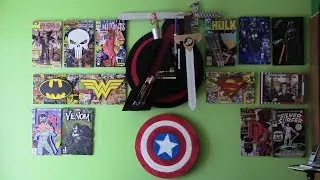 Glow-in-the-Dark 3D Comic Book Fan Art: Marvel, DC, Trump, Dr. Who, Darth Vader