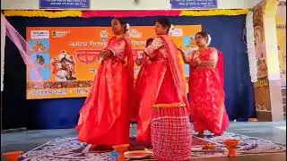 Samriddhi dance with her group in Kala Utsav 2024 @jnvkarimganj