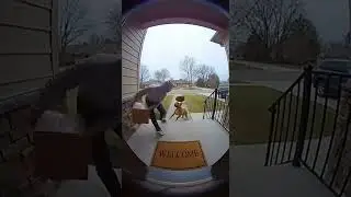 Caught Stealing the Bait Box! Funniest Porch Pirate Prank Ever