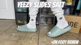 Adidas Yeezy Slide Salt Review + On Foot Review & Sizing Tips