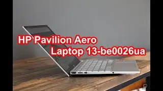 Распаковка HP Pavilion Aero Laptop 13-be0026ua (5A5Z0EA) Silver