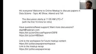 Meetup #2 Show, Attend and Tell: Neural Image Caption Generation with Visual Attention