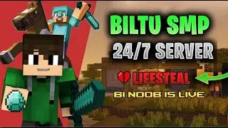 Join my public smp 24/7 GamingBiltu SURVIVAL | LIFESTEAL | BEDWARS | PVP #minecraft #texhnogamerz