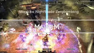 ESO - Magicka Nightblade Zerg Bombing PvP #1