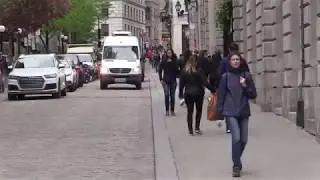 Calming traffic in Old Montreal