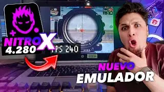 INCREIBLE! 🚨Nuevo EMULADOR LITE para PC GAMA BAJA 🚀 Nitro X 4.280 ✅Como DESCARGAR Free Fire en PC