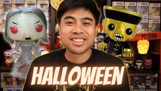 DECORATING OUR SHELF FOR HALLOWEEN! | Horror Collection | FUNKOWEEN