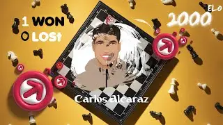 Intense Chess Battle: gameshunterhorror vs Bot Carlos Alcaraz (1000 Elo) شطرنج ضد كارلوس ألكاراز