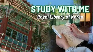 STUDY WITH ME at the Royal Library | 2hour Pomodoro [25/5] | Real Background Noise | No Music