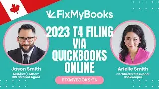 Как подать декларации T4 за 2023 год в CRA через Quickbooks Online (файл XML)