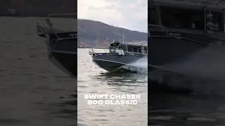 Алюминиевый катер SWIFT CHASER 800 CLASSIC с открытой носовой частью SLOW MOTION  #алюминиевыйкатер