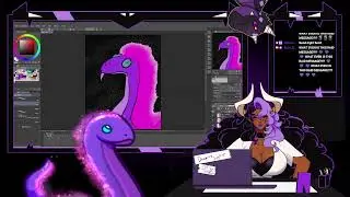 Just chatting stream that turned into derptastic art at the last minute