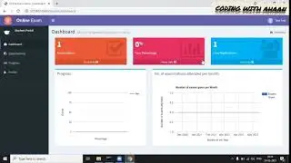 Online Examinations Portal| project| #coding for online examination portal college project