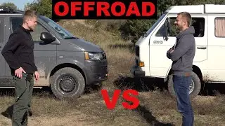 Epic Offroad Challenge: VW T5 4Motion vs. VW T3 Syncro short#01