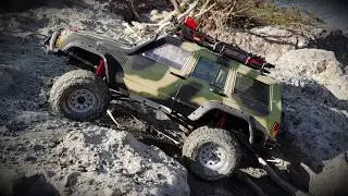 First Ride with my Axial SCX10 2 Jeep Cherokee! -  Louise CR-GRIFFIN 1.9
