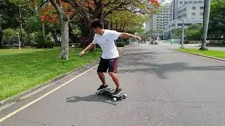 ESK8 LEIFTECH eSnowboard 飄移板 成大榕園 By魚骨頭2019