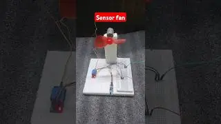 automatic sensor activated fan💡#shorts