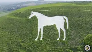 Westbury White Horse, Wiltshire in 4K