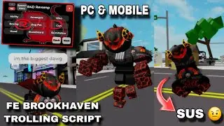 NEW Brookhaven FE  Admin Command Trolling Script | R4D Revamp Fluxus,Hydrogen,Delta,Arceus X Mobile 