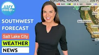 🌥️ Amy Freeze's Weather Whip-Around: Dynamic Skies Over Salt Lake! 🌦️