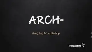How to Pronounce ARCH- in American English