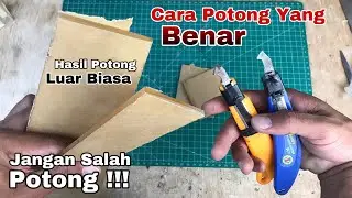 Cara POTONG Akrilik dengan BENAR | Memotong Akrilik dengan MUDAH