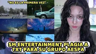 SM ENTERTAINMENT BAJO CRITICAS POR PLAGIAR A TXT PARA SU GRUPO AESPA...