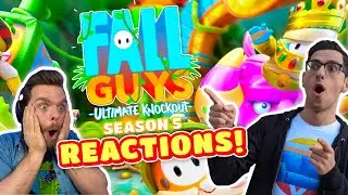 Fall Guys Season 5 REACTIONS | NEW LORE?? | Co-Op Comedy Reacts