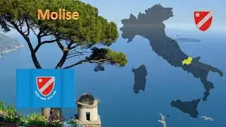 The 20 regions of Italy - regioni d'Italia