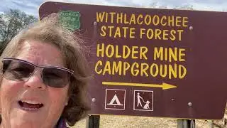 Tour of Holder Mine Campground in the Withlacoochee State Forest in Florida