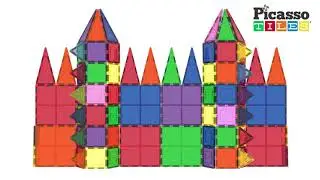 Unlimited Creativity! Learning By Playing! PicassoTiles PicassoToys Magnet Building Tile Block Kit