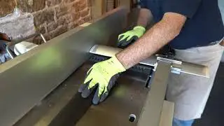 Workshop: Double Bass 4 to 5 String Conversion Ep 5, Cutting the Neck and Glueing the Fingerboard