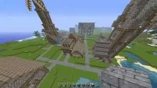 Minecraft - IM BACK!!!!!!!! (Medieval village walkthrough)