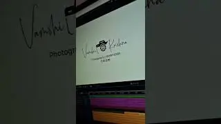 New Signature Animation for Vamshi Krishna | Premium Clean Logo Reveal