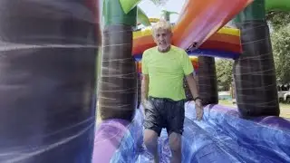 Epic Waterslide Fail: Woman Crashes into Senior at Slide's End || WooGlobe