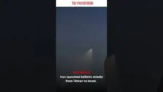 BREAKING: Iran Launches Ballistic Missile from Tehran Toward Israel
